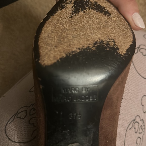 Brown with black bow Marc by Marc Jacob’s kitten heel - Picture 3 of 4